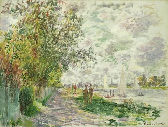 La Riva del Fiume a Gennevilliers, c.1875
